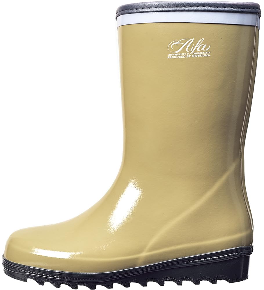 

Rain farm color cm [Mitsuuma] shoes, boots, Efa, sweat-absorbing, antibacterial, fatigue-reducing, work, boots, Efa-3001, women s, beige, 24.0 бежевий