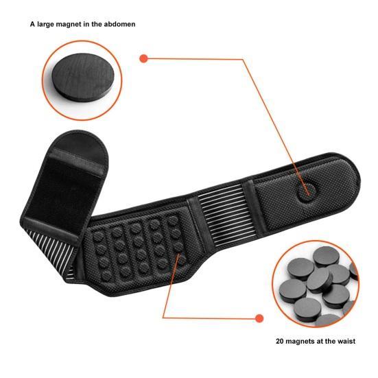 Magnetic Therapy Waist Support Belt Self-heating Pain Relief Waist Warm Lower Back Brace Kidney Care Belt