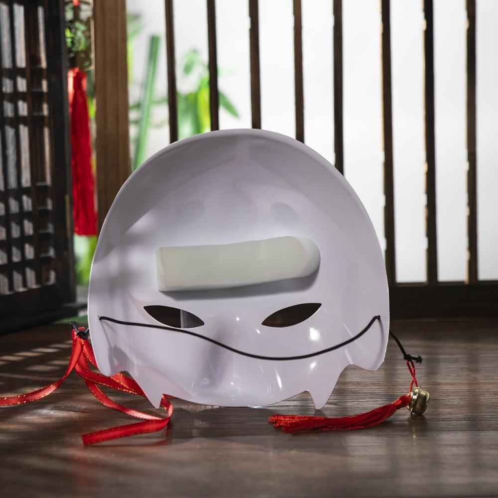 Starověký styl Japonský styl COS dívka s poloviční tváří internetová celebrita Hanfu převlek pokrývka hlavy probuzení Tamamo front Onmyoji LIŠČÍ maska