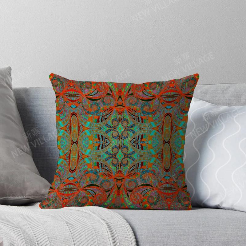 Fall Home Decor Autumn Living Room Throw Pillow Cover Sofa Boho Cushion Cover 45X45Cm 45*45 50*50 60X60Cm 40*40 40X40Cm Mandala