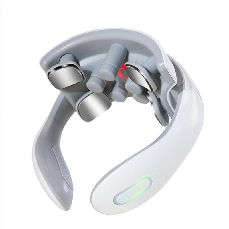 Smart Cervical and Shoulder Massager with Pulse Heating and Hot Compress Therapy