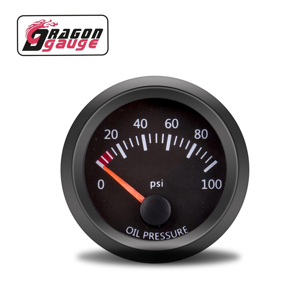 2 Inches 52mm 12V Car Gauge Water Temp Oil Temp Oil Press PSI/Bar Voltmeter Boost Gauge EGT Gauge With Sensor Fit for 12V Car