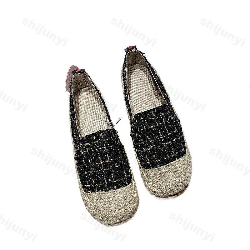 2026 New Style Shoes Fisherman Women's Fashion Lightweight Woolen Flat Shoes Casual Soft Soles Lazy Shoes for One Foot  Loafers