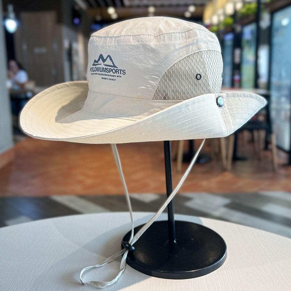Sun Protection Fisherman Cap Quick-dry Panama Hat Fashion Bucket Hat  Camping Hiking