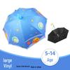 Automatic Dual-Use Kids' Umbrellas - Princess Design for School and Kindergarten