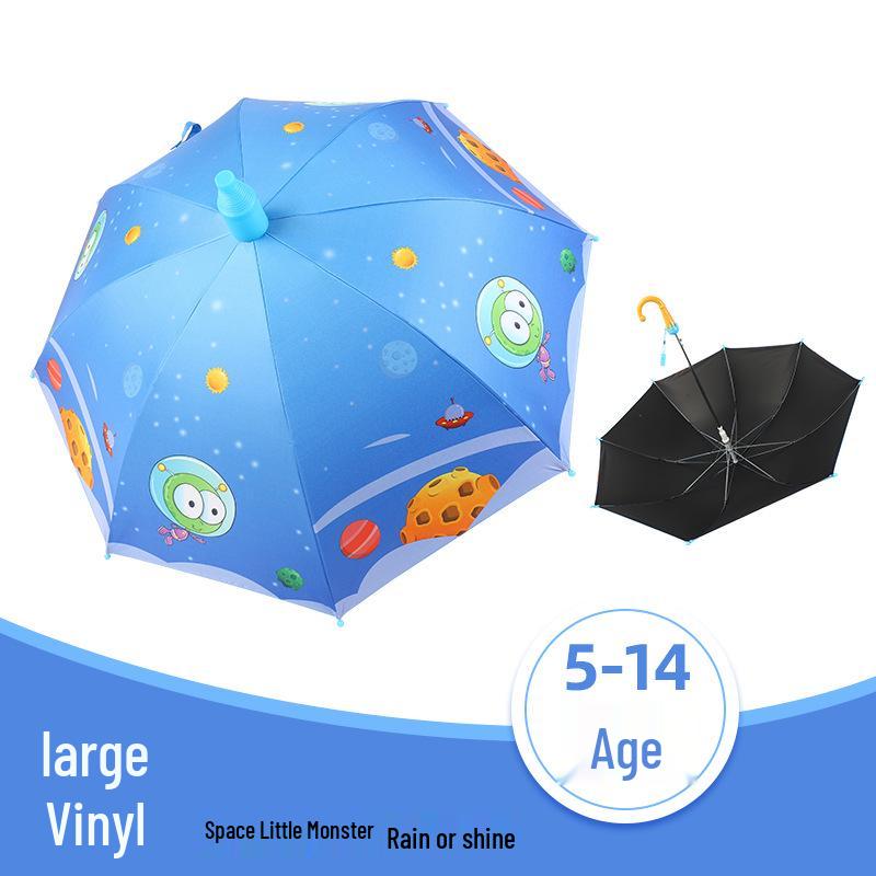 Automatic Dual-Use Kids' Umbrellas - Princess Design for School and Kindergarten