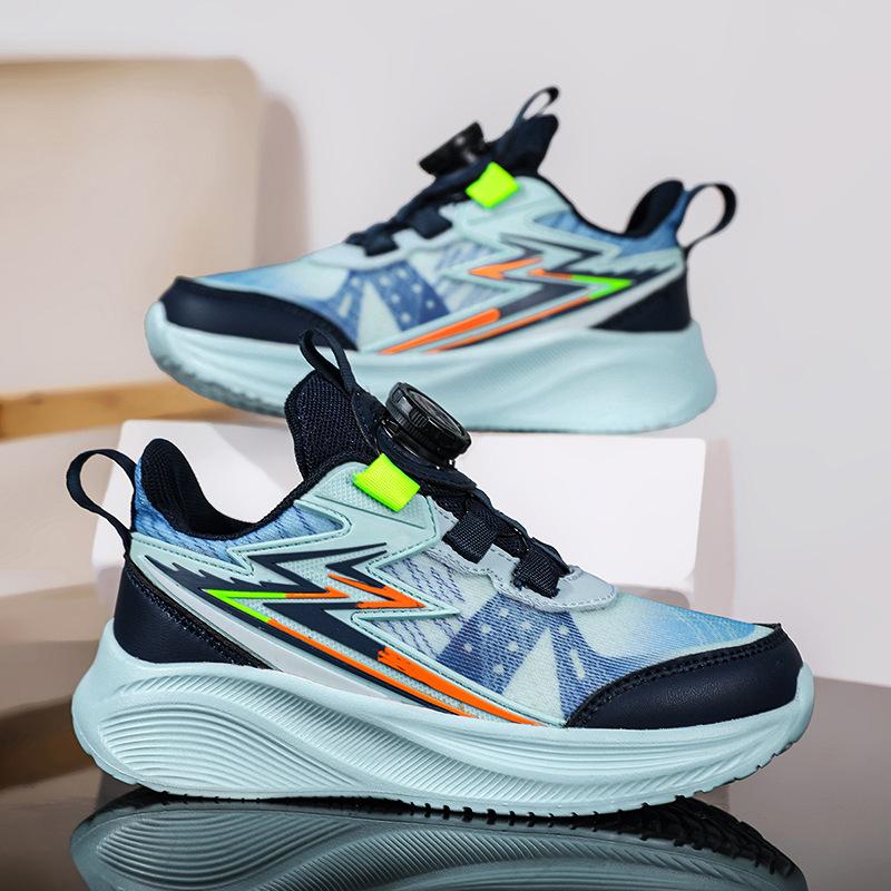 Children's mesh breathable sports classmates Boys 2025 spring and autumn non-slip girls running shoes trend versatile casual shoes