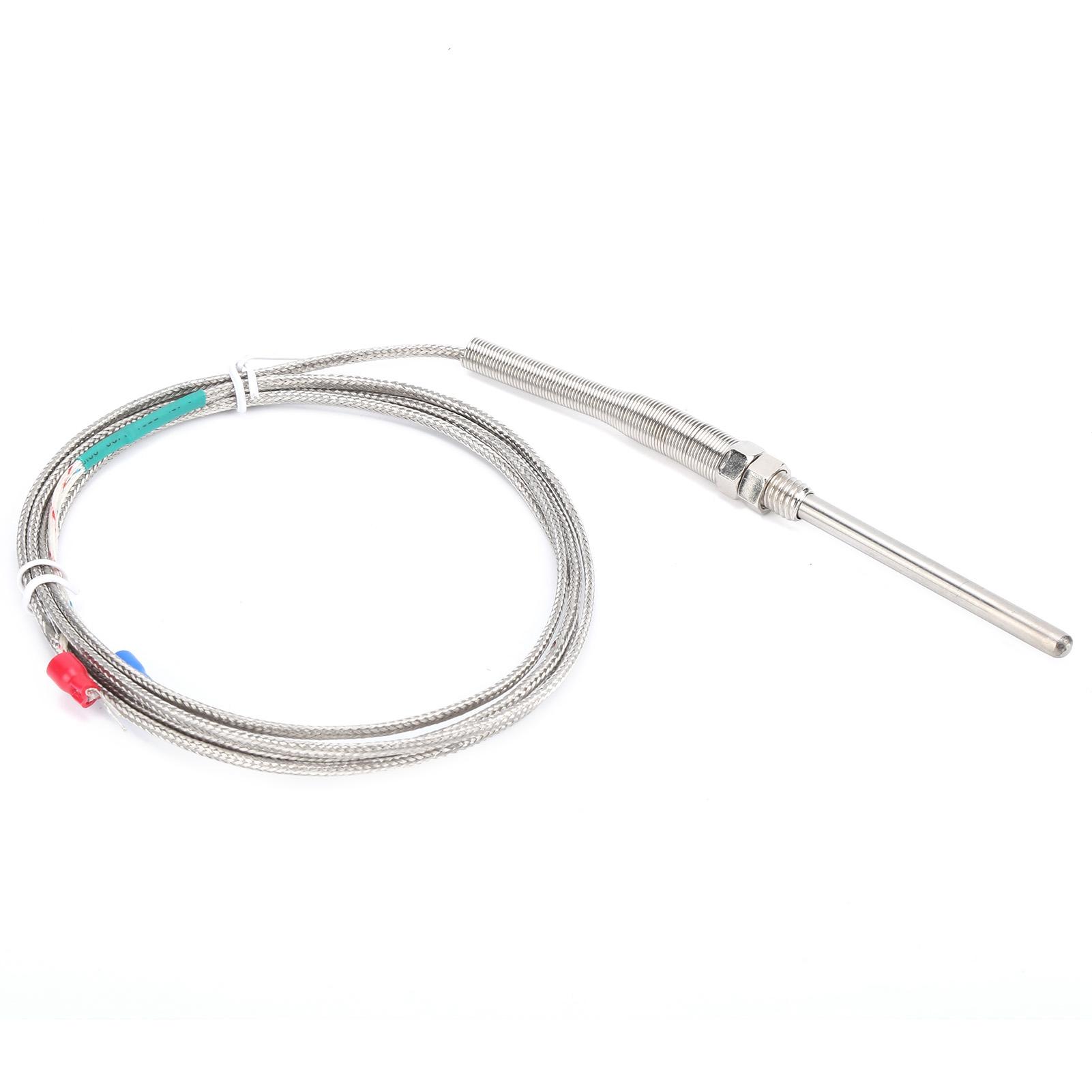 

5x70 мм термопара K-типа датчик температуры зонд из нержавеющей стали резьба M8