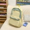 Schoolbag Schoolbag Junior High School Girls High Value Niche Two-dimensional Transparent Pain Bag Backpack Japanese Primary School Students Cartoon 