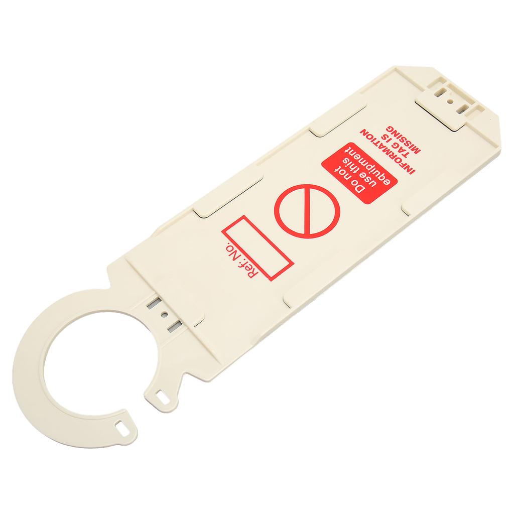 Safety Tag White Versatile Reusable Sturdy High Strength Do Not Use Scaffold Tag for Logistics