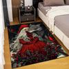 1PC Red Riding Hood Girl and Wolf Carpet for Living Room Bedroom Bathroom Mat Creative Doormat Sofa Table Home Decor Area Rug