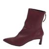 Pointed Mid Heel Ankle Boots Rc43hal002wn