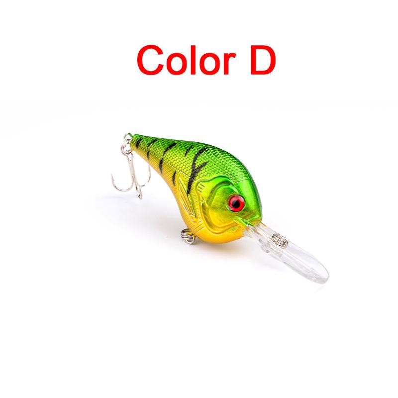 1PCS Random Color Classic Bionic Bait Freshwater Bass Bionic Bait 9.5 Cm Plastic Hard Bait