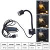 Winzige Modifizierbare Meerespark LED Clip-Lampe USB-betrieben 360-Grad-Drehung Plan Sicher für Fischbecken Dekoration Konzentration