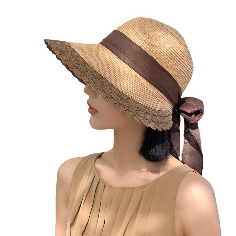 Summer, Women, Sun Hat, Foldable, Large Brim, UV Resistant, Fashionable Sun Hat, Face Covering, Summer, Cool Hat