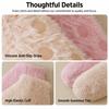 1 Pair Silicone Non-slip Sole Slipper Socks Coral Fleece Warm Indoor Socks  Winter