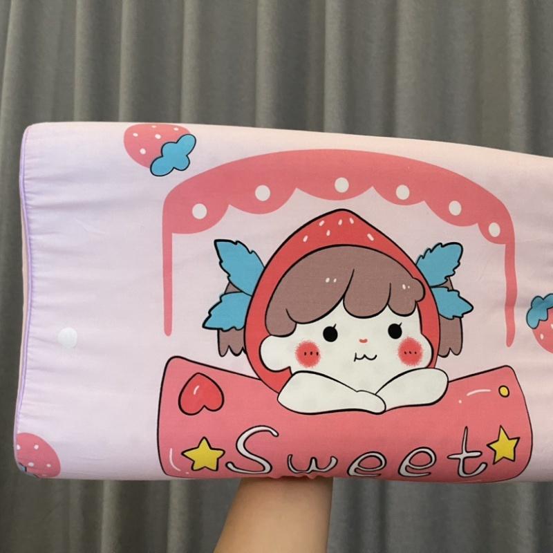 30X50X8Cm Dětský kreslený latexový polštář Kreslený polštář Nový povlak na polštář Latex+Výplň polštáře