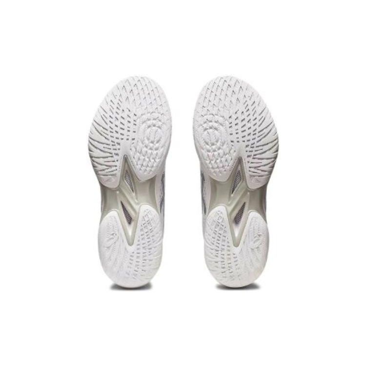 Asics Gel-Hoop V15 Round Toe Lace-Up Mid-Top Basketball Shoes Unisex Sneaker White Silver 1063A064-100