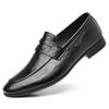 Fashion New Mens Loafers Italian High Quality Business Leather Casual Shoes for Men Slip On Dress Shoes Comfort Driving Shoes Mocasssin