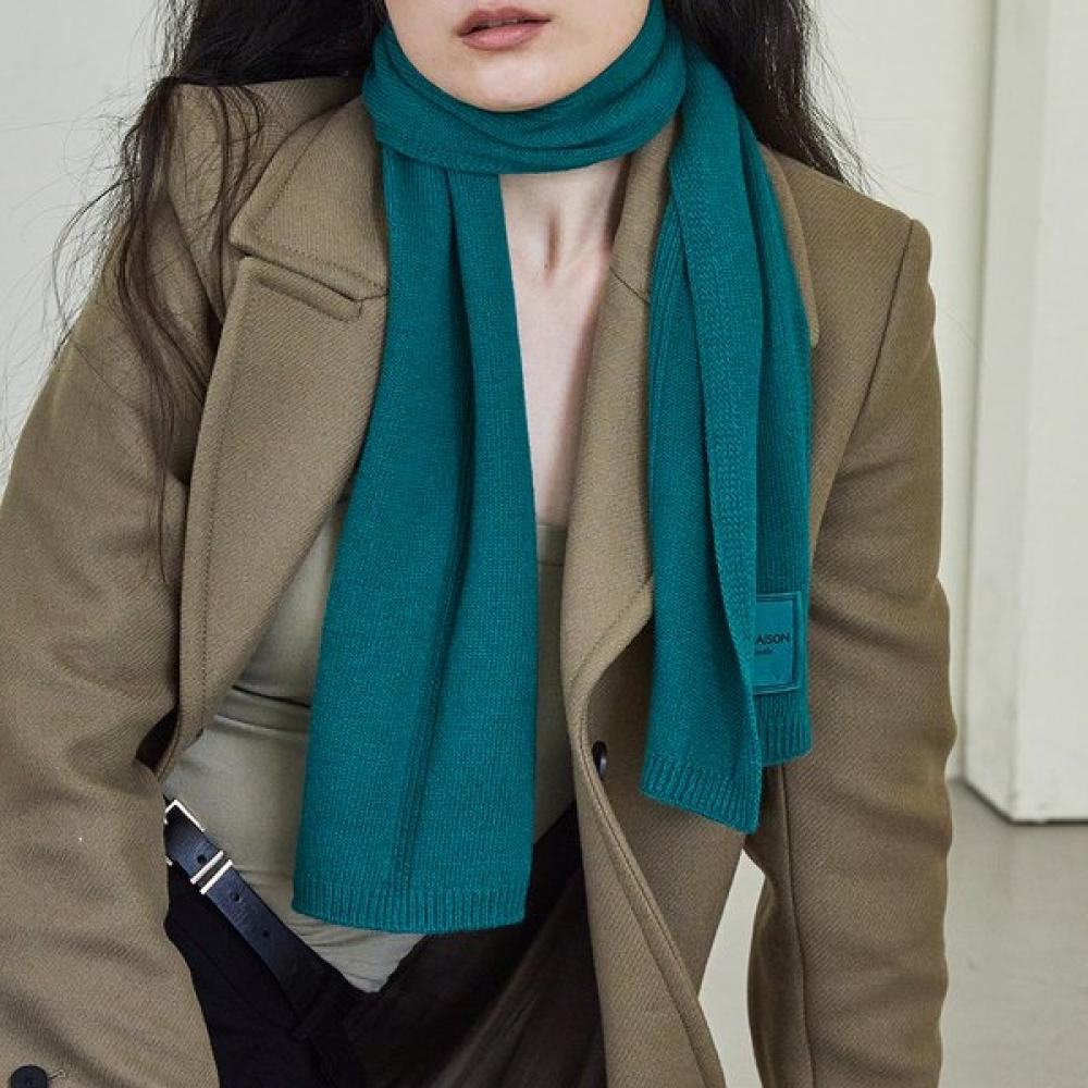 Ana Maison Cashmere Daily Muffler Green Kmm Green