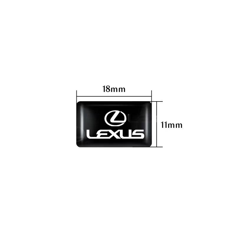 AABFY1 Car Interior Stickers Window Lift Button Steering Wheel Badge Decoration For Lexus Fsport IS300h NX300h RX400h ES350 GS300 UX LS