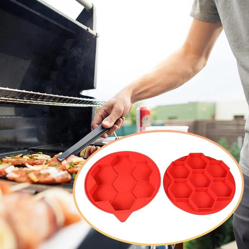 Burger Vorm, Vlees Tool, 7-Gats Cake Vorm, IJsblokjes Net, Bakproducten, Keukenaccessoires