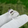 Natural Amethyst Rough Multi Stone Daughter Boho Ring Jewelry 925 Silver US 7.5