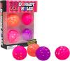 Schylling Needoh Dippin Dazzler Donut Holes Stress Relief Squishy Cube Anti-Anxiety Squeeze Toy For Focus Adhd Population Gifts