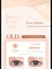 AKF Invisible Double Eyelid Stickers for Women - Natural, Traceless, Swollen Eyelid Solution with Mirror In a Tin Box