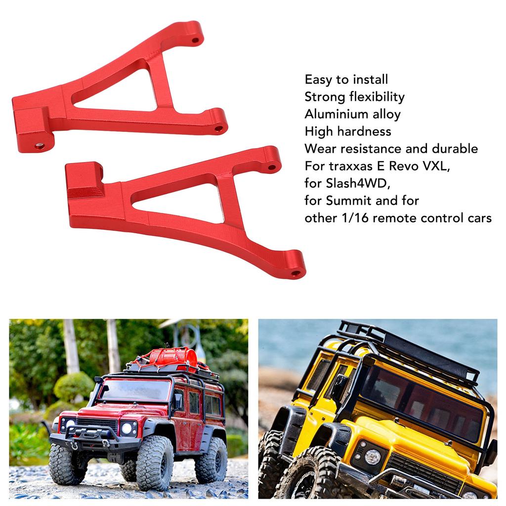 2pcs RC Front Lower Suspension Arm Aluminium Alloy Ligtweight RC Suspension Arm for   Slash4  1Celsius16 RC Car