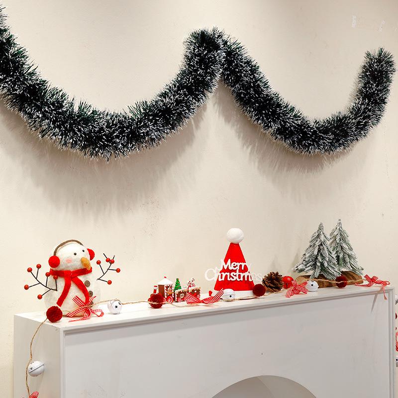 

Christmas Tinsel Garland & Reindeer Banners for Tree, Windows, & Walls