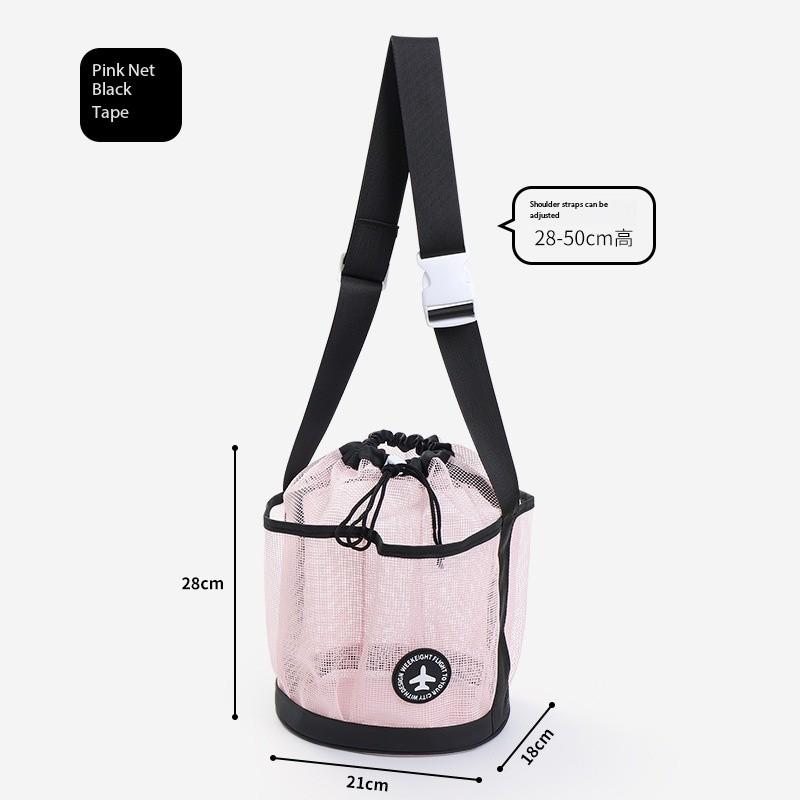 Outdoor Mesh Organizer Bag - Waterproof & Durable Quick-Dry Beach Bag for Swim, Gym, Surf Gear with Shoulder Strap