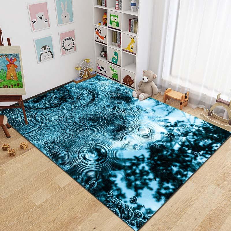 

15 размеров 3D коврик с морским дном, ковер, пляжные волны, дорожка, ковер для кухни, моющийся, нескользящий, ковер для гостиной, морской коврик для ванной, впитывающий 40x60cm (16x24in)