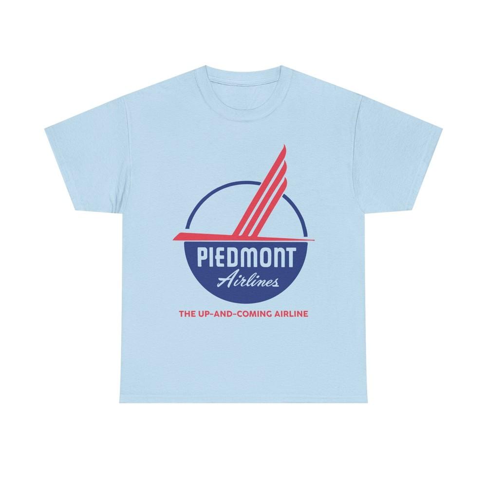

Piedmont Airlines Red White Blue Wing Up And Coming T-shirt Unisex T-Shirt XXXXL