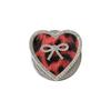 Rhinestone Leather Pattern Love Bow Mobile Phone Airbag Holder Magnetic Paste Retractable Women'S Premium Sense Ring