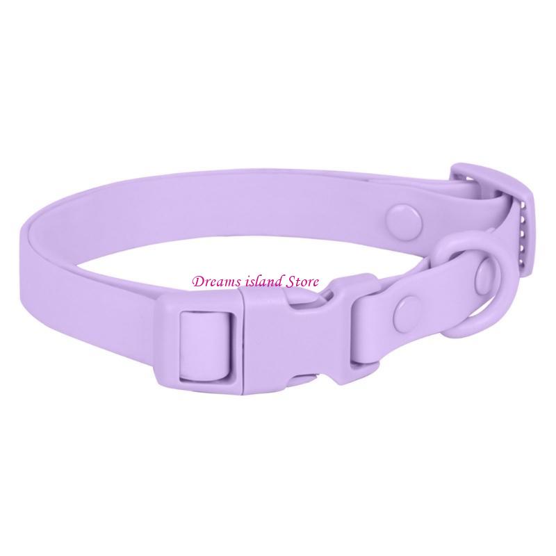 Anti-Escape Dogs Collar Macaron Color Adjustable Dog Training Collar for Walking HX6C