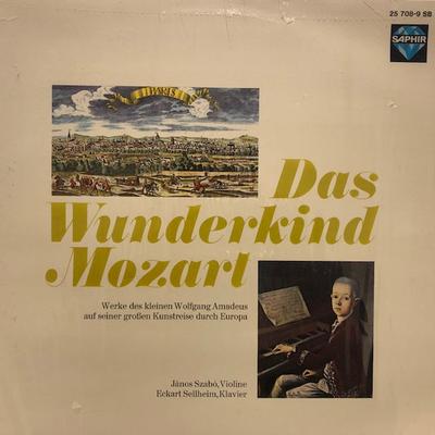 Płyta LP WOLFGANG AMADEUS MOZART - Das Wunderkind Mozart 257089SB Saphir Niemcy Klasyczna Używana