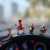 Resin Sun Wukong Miniaturas Ornament Micro Landscape Porky Pig Car Ornament  Landscape Garden