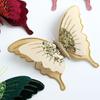 Simulation Christmas Butterfly Ornament Flocking Xmas Tree Decoration  Christmas Parties