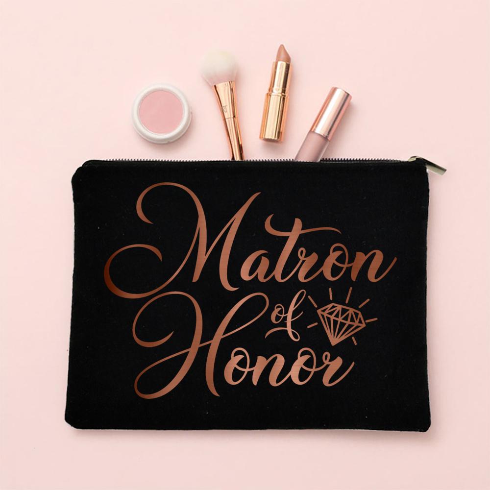 

Team Bride Makeup Bag Bachelorette Party Cosmetic Bags Purse Bridesmaid Toiletries Organizer Pouch Wedding Bride Shower Gifts