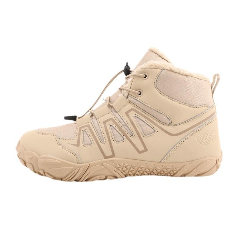 2025 New High-top Warm Velvet Thickened Men's Cotton Shoes Waterproof, Non-slip and Comfortable Boots Women's Mountaineering Shoes