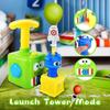 AURA Balloon Powered Car with Launch Pad Toys for Children ,Air Inertia Balloon Pump, Cars Racer Creative Vehicle Toys