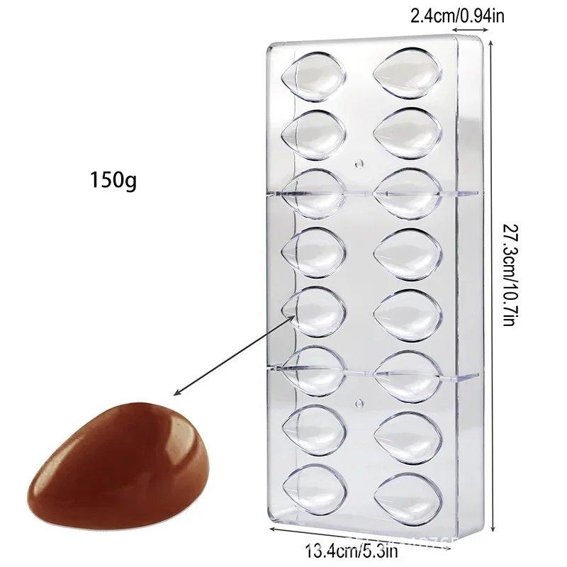 3D Polycarbonate Chocolate Molds Sphere Diamond Chocolate Bombs Bonbons Candy Bar Professional Confectionery Baking Pastry Tools