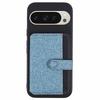 For Google Pixel 9 Pro/9 Phone Case Adhesive Card Bag Color Matching with Kickstand