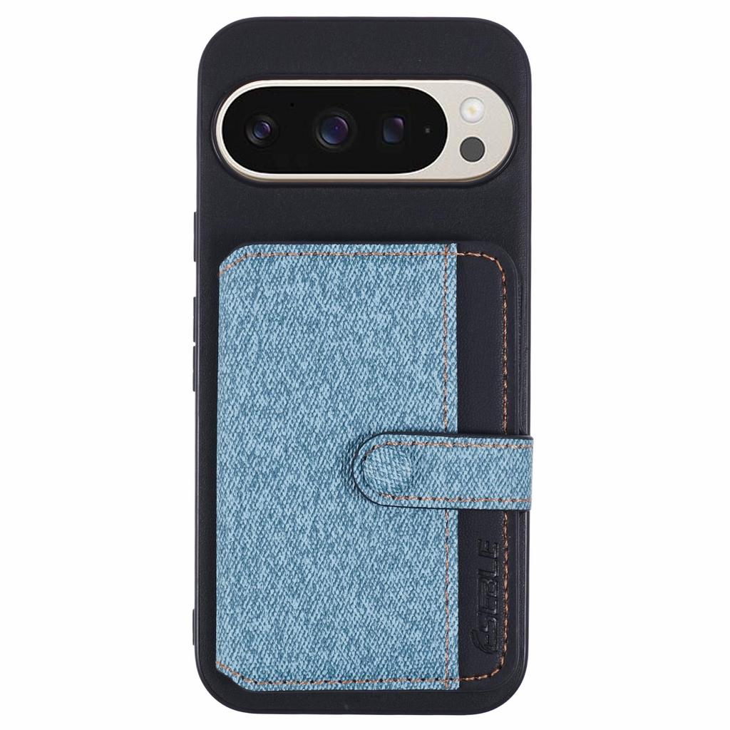 For Google Pixel 9 Pro/9 Phone Case Adhesive Card Bag Color Matching with Kickstand