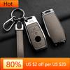 Interior Mouldings Alloy Style Car Key Case Cover Shell Fob for 2019 2020 Mercedes-Benz A220 E63S AMG E-Class GLE 350 4MATIC E30