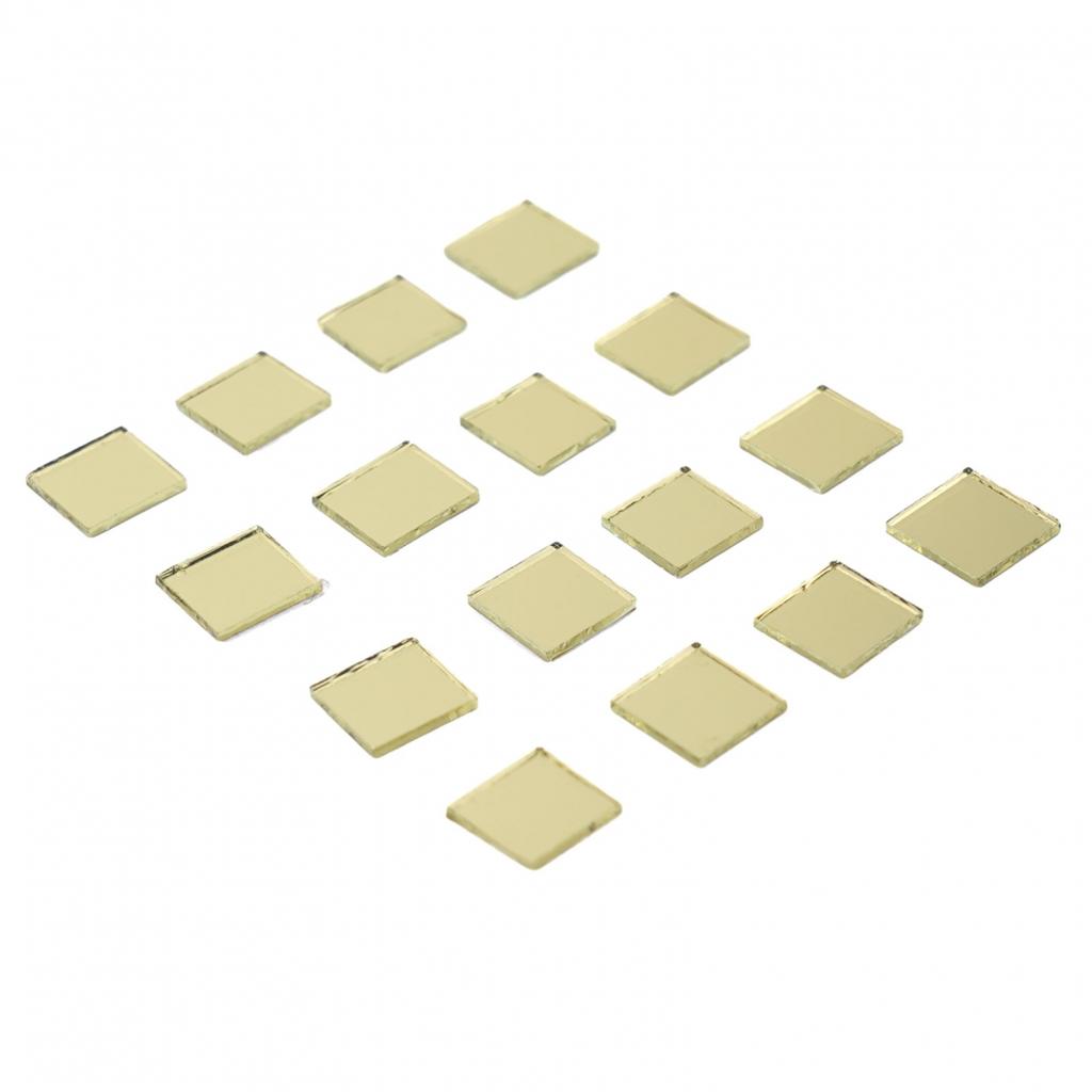 Mirror Stickers 1.2mm 100PCS 10x10mm Disco Ball Glass