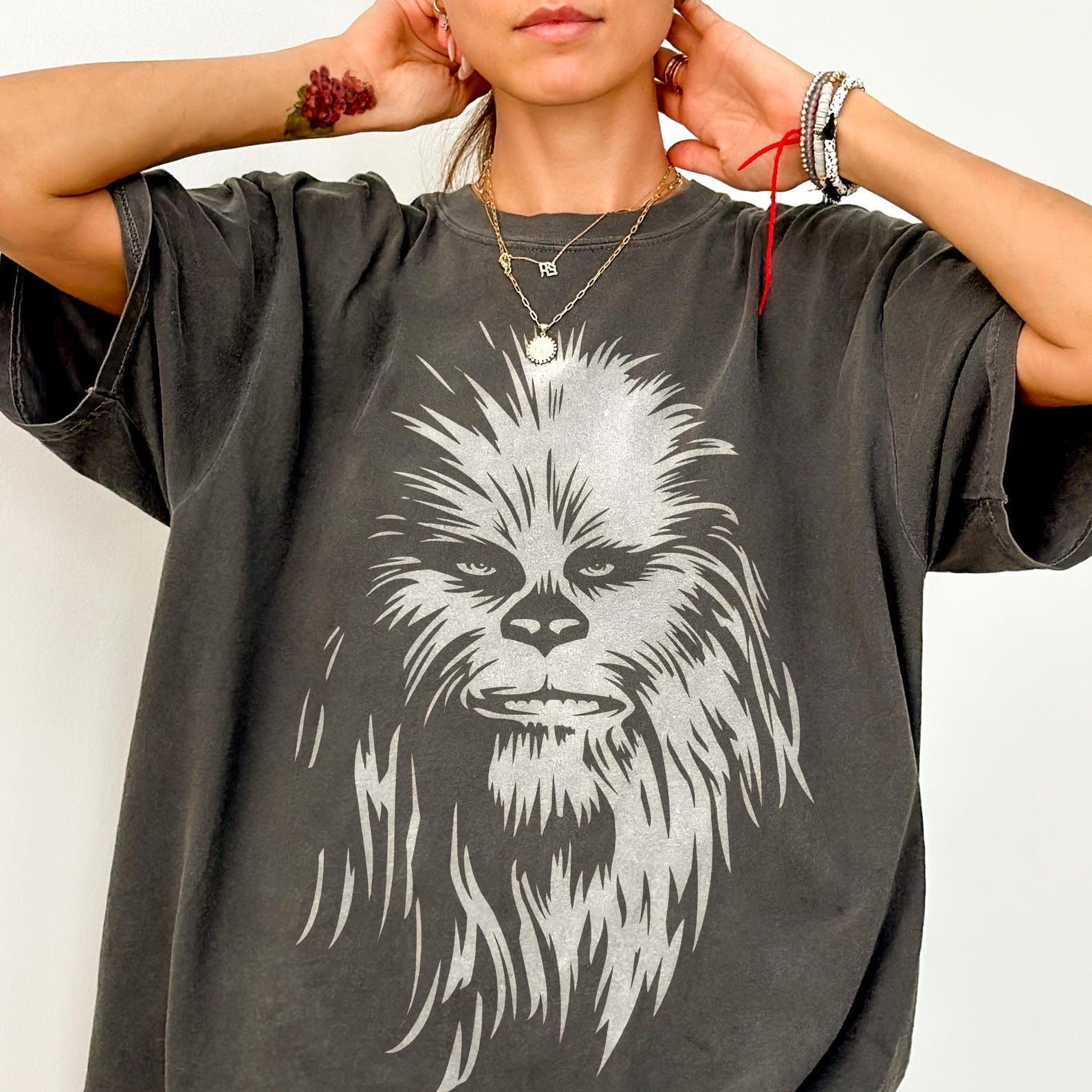 Vintage Chewbacca Shirt - Star Wars Tshirt,Kashyyyk Shirt,Chewbacca Tshirt,Wookie Shirt S