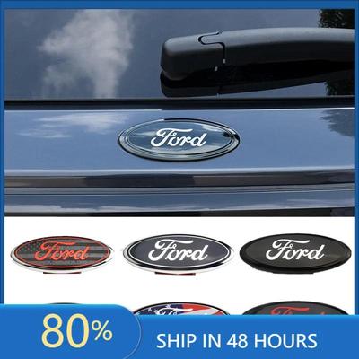 Adesivo de Carro 2025 Quente 17.5x7.5CM Logotipo do Carro Adesivo de Emblema para Capô Dianteiro Porta-malas para Ford Fiesta Focus Fusion Edge Ecosport Transit Range