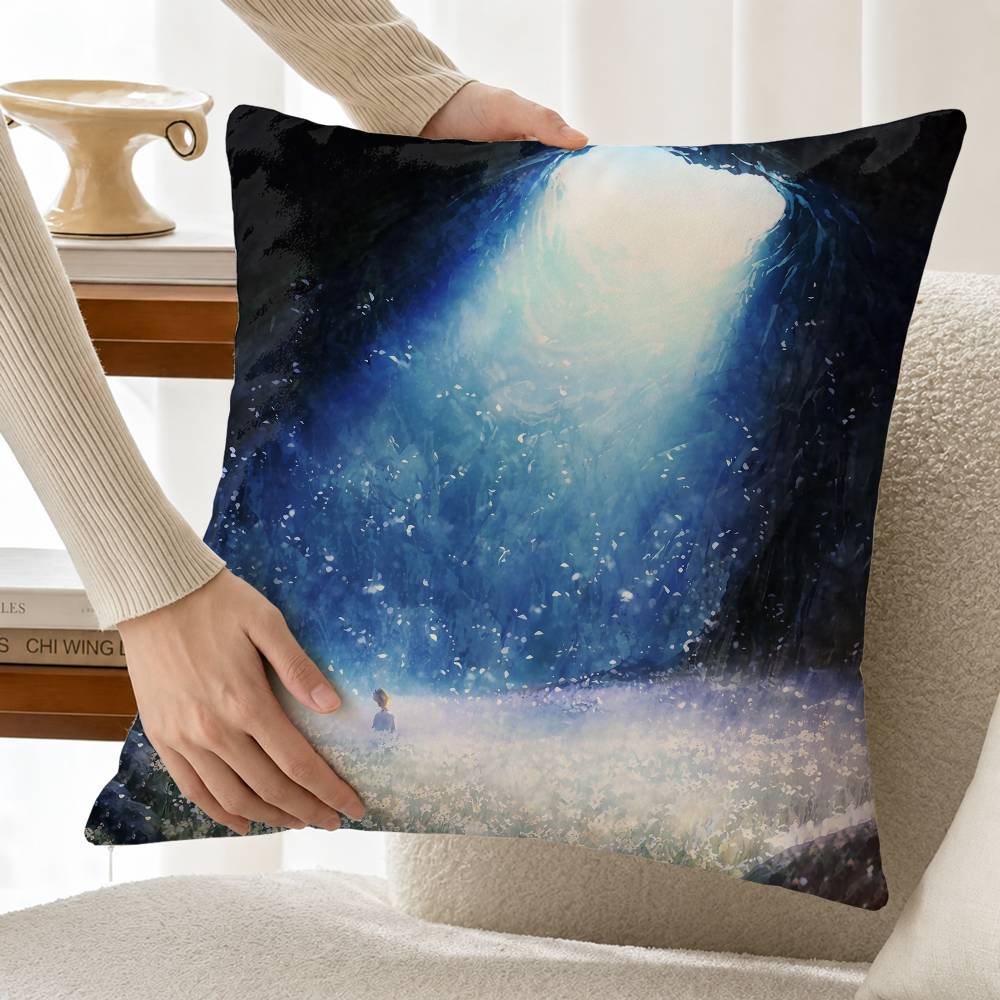 LOVE K-Kit and L-Lili Customizable Square Cushion Cover Double Sided Print Pillow Case
